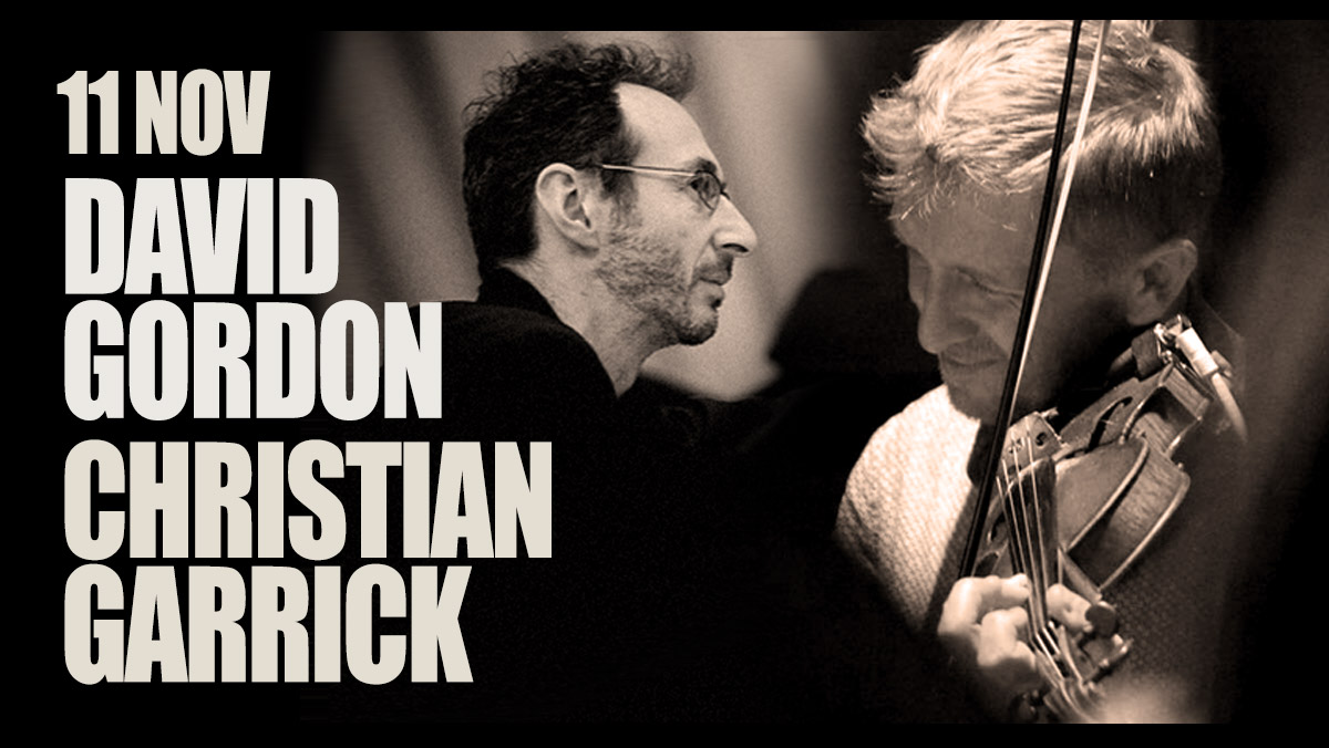 David Gordon and Christian Garrick Flyer