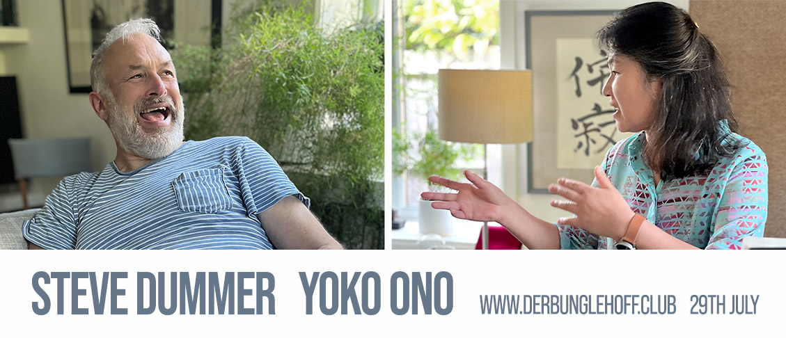 Steve Dummer and Yoko Ono flyer